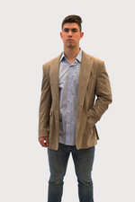 Load image into Gallery viewer, Khaki Suede jacket

