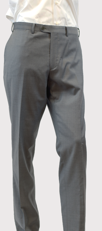 Buy Grey Polycotton Mid Rise Formal Trousers For Men Online In India At  Discounted Prices