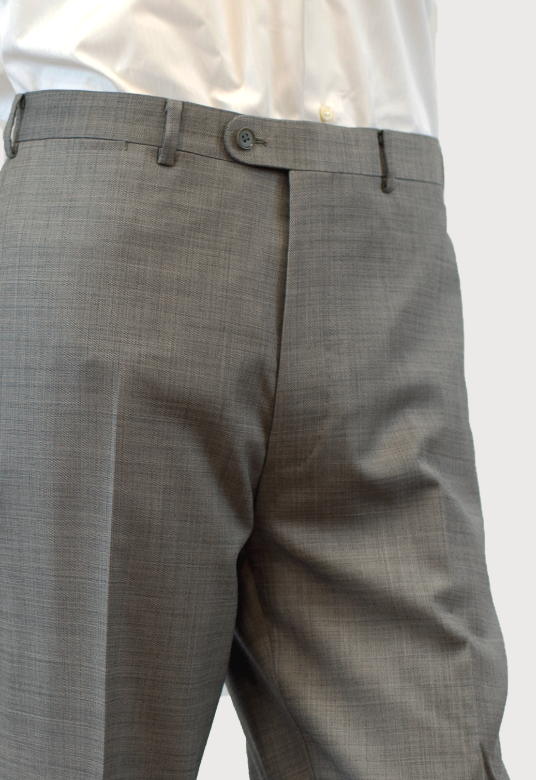 Pattern Light Grey Trousers
