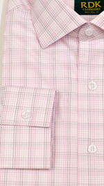 Load image into Gallery viewer, RDK Pink Plaid Dress Shirt
