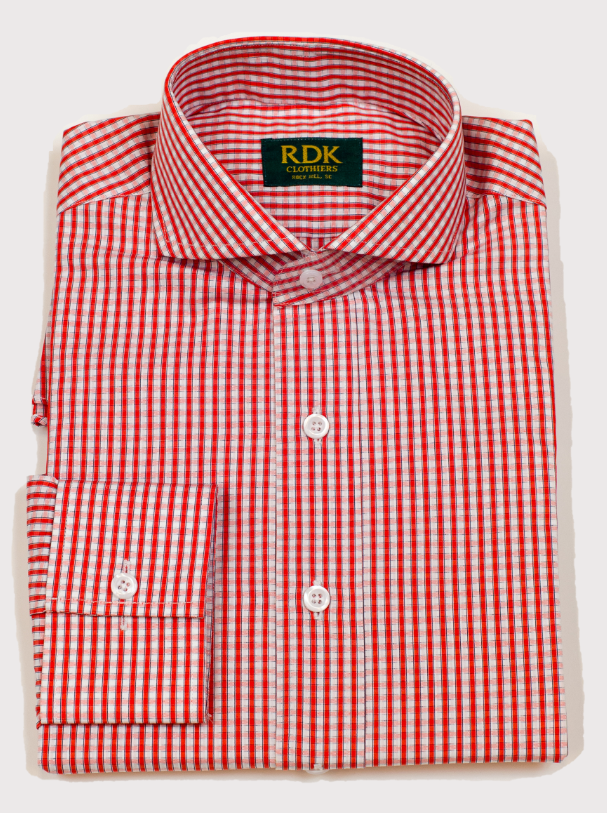 red and white plaid dress shirt Unique Bargains Men's Plaid Button Down Long Sleeves Dress Checkered Shirts S Red White, Size: Small