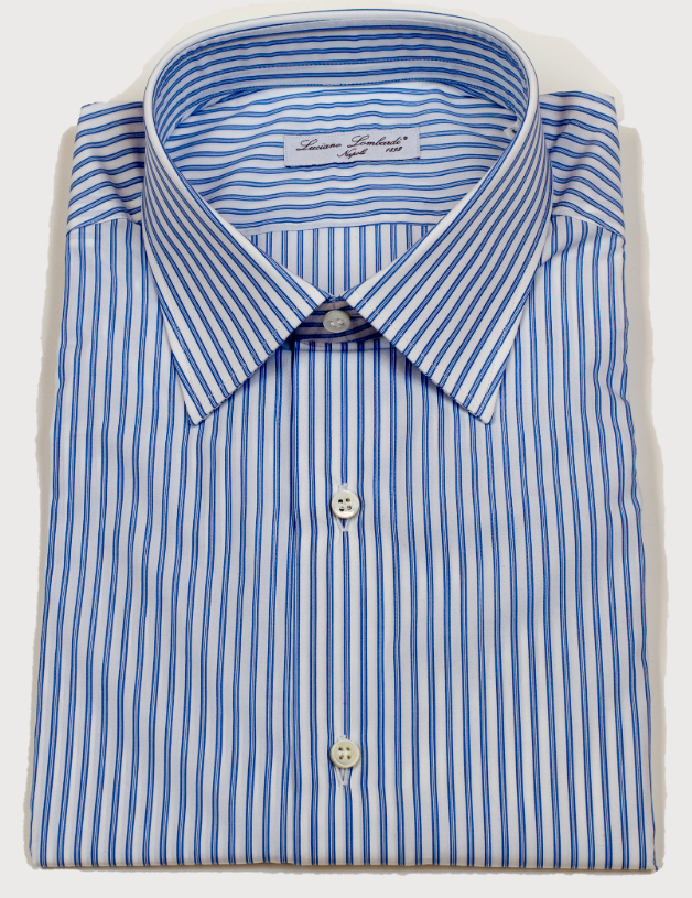 Luciano Lombardi Blue Dress Shirt – Sordillos: Fine Menswear