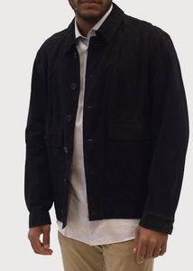 90-'s suède leather Valstar blouson bk VALSTAR Paul Padded Suede