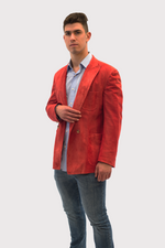 Load image into Gallery viewer, pink suede jacket
