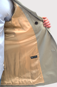Khaki Casual Trench Coat