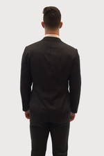 Load image into Gallery viewer, Loro Piana Brown Pencil Stripe Suit
