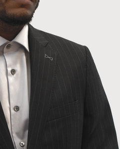 Loro Piana Classic Grey Pinstripe Suit