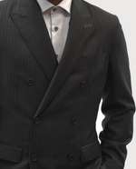 Load image into Gallery viewer, Reda Double Breast Grey Pinstripe Suit
