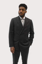 Load image into Gallery viewer, Reda Double Breast Grey Pinstripe Suit
