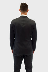 Loro Piana Grey Herringbone Suit